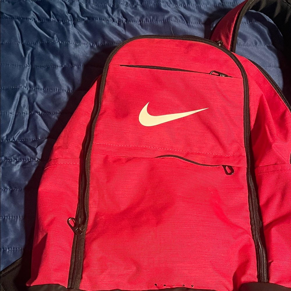 Nike Pink and Black Backpack